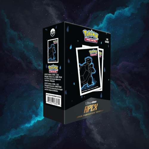 Sleeves Pokémon Neon Kanto Blastoise 105ct APEX Deck Protector