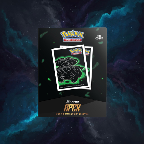 Sleeves Pokémon Neon Kanto Venusaur 105ct APEX Deck Protector