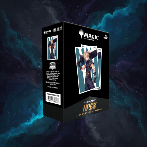 PRE-ORDER Magic The Gathering Final Fantasy Cloud, Ex-SOLDIER 105ct Apex Deck Protector Sleeves